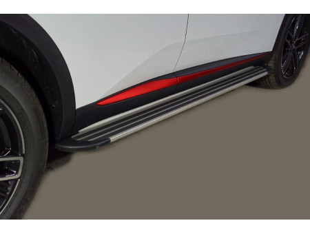 Пороги алюминиевые "Slim Line Silver" 1720 мм